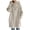 Khaki, variant on Oalirro Women's Solid Color Hoodie Zipper Long Sleeve Drawstring Coat with Pockets