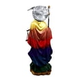 thumbnail image 3 of 10.5" Tall Holy Death Santa Muerte With Scythe And Scales Day of The Dead Decorative Figurine (Rainbow), 3 of 4