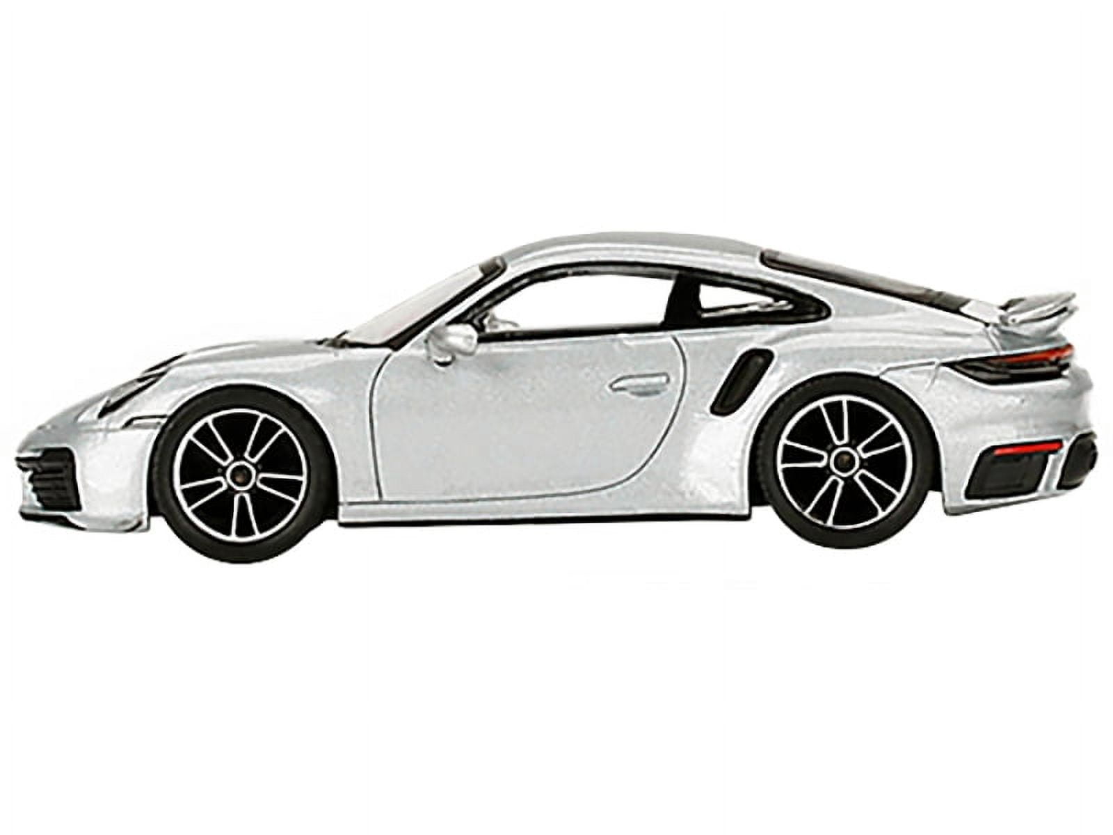 Mini GT MiJo Exclusive Porsche 911 Turbo S GT Silver Metallic