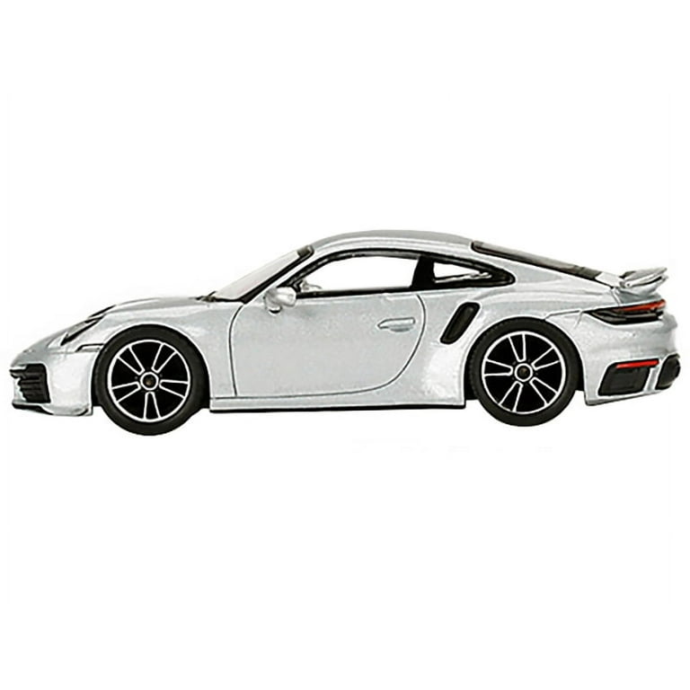 Mini GT MiJo Exclusive Porsche 911 Turbo S GT Silver Metallic