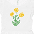thumbnail image 4 of Inktastic Yellow Buttercup Flowers Girls Baby Dress, 4 of 5