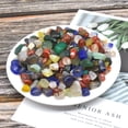 thumbnail image 2 of Piedras y cristales de ágata de color natural, grava, piedra pequeña pulida, decoración para acuario, energía curativa, decoración para acuario doméstico, 2 of 5