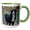 Green/White, variant on 3drose, Bernese Mountain Dog, 11oz Magic Transforming Mug