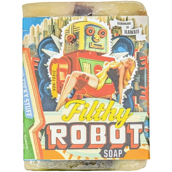Jabón de robot sucio