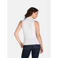 thumbnail image 4 of No Boundaries Sleeveless Mock Neck Top, Women’s, 4 of 5