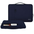 thumbnail image 3 of MOSISO 15" 15.4" 15.6" Laptop Sleeve Briefcase for for MacBook HP/Asus/Dell/Lenovo/Acer/Samsung, Water Resistant Notebook Case Protective Bag Cover for MacBook Pro 16 inch Touch Bar A2141, Navy Blue, 3 of 6