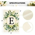 thumbnail image 5 of Monogram Letter H Floral Garden Flag 12x18 Inch Double Sided Outside, Family Last Name Initial Yard Outdoor Decoration, 5 of 6