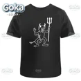 thumbnail image 1 of Camisetas con gráficos del personaje del diablo ropa para hombre camisetas y camisetas nuevas Camiseta estampada de algodón para mujer ropa Y2K camiseta divertida bonita, 1 of 6