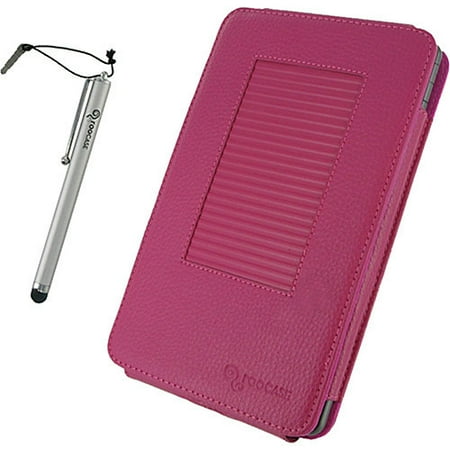 rooCASE MV Series Leather Case w/ Stylus for B&N Nook Color / Nook Tablet