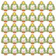 thumbnail image 1 of Lindas tarjetas de papel con forma de piruleta navideña, dibujos animados de Papá Noel, muñeco de nieve, pingüino, animales, embalaje de dulces, tarjetas de papel, decoración para fiestas, 1 of 5