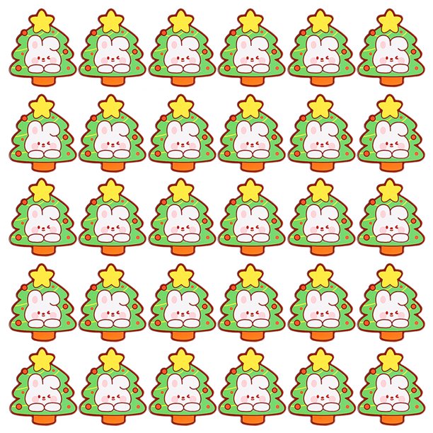 Lindas tarjetas de papel con forma de piruleta navideña, dibujos animados de Papá Noel, muñeco de nieve, pingüino, animales, embalaje de dulces, tarjetas de papel, decoración para fiestas