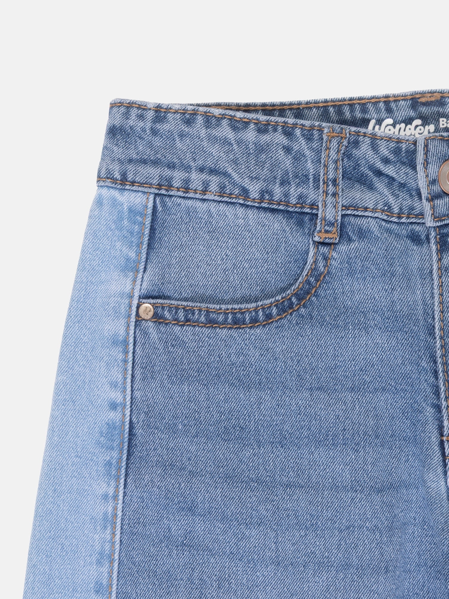 Wonder Nation Girls Ankle Length Barrel Jeans, Sizes 5-18