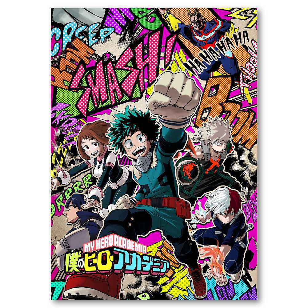 Details about   My Hero Academia Size: 36" x 24" Manga TV Show Poster Character Line-Up 