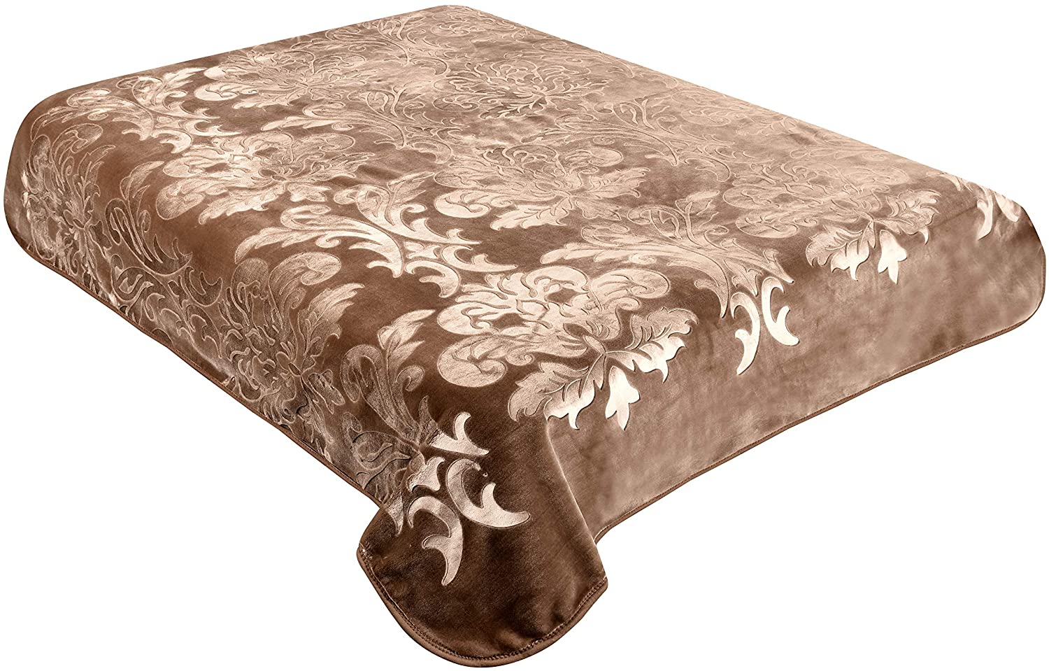 Townhouse Super Soft Floral Embossing Weighted Blankets Beautiful Solid Design Warm Heavy