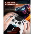thumbnail image 3 of Wireless Controller for PS-5/PC/MAC/iOS/Android/Steam Deck, Gamepad with Dual-Vibration, 6-Axles-Sensor, 3,5mm Audio-Jack Headset, 3 of 8