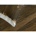 thumbnail image 4 of Ambesonne Christmas Quilted Bedspread Set 3 Pcs, Wood and Snowflakes, Queen Size, Brown White, 4 of 5