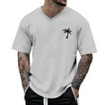 thumbnail image 1 of Camisetas de Trabajo de Manga Larga para Hombres Protección Solar, Deportes Manga Corta V Cuello Algodón Camisetas para el Verano Y Casual, 1 of 4