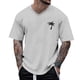 thumbnail image 2 of Blusas y camisas de manga corta con cuello en V para hombre, camisetas deportivas de manga corta con cuello en V, camisetas deportivas de trabajo, camisetas de verano para hombre, blusas de manga cort, 2 of 4