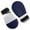 Deep Blue & White, variant on 2 Pcs Dementia Restraint Gloves, Restraints for Elderly Dementia Patients, Restraint Gloves Dementia Products for Elderly, Anti Scratch Gloves for Adults