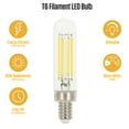 thumbnail image 3 of Westinghouse 5334020 Pack Of (6) 5 Watt Dimmable T6 Candelabra (E12) Led Bulbs- 600, 3 of 7