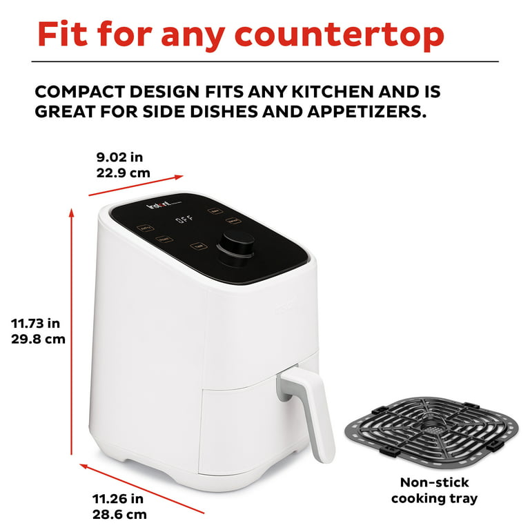 2-Quart Vortex Mini Air Fryer Instant Pot, Oil-Less Oven, 4-in-1