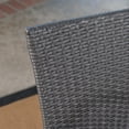 thumbnail image 2 of Van Outdoor 3 Piece Acacia Wood and Wicker Bistro Set, Gray, Gray, 2 of 7