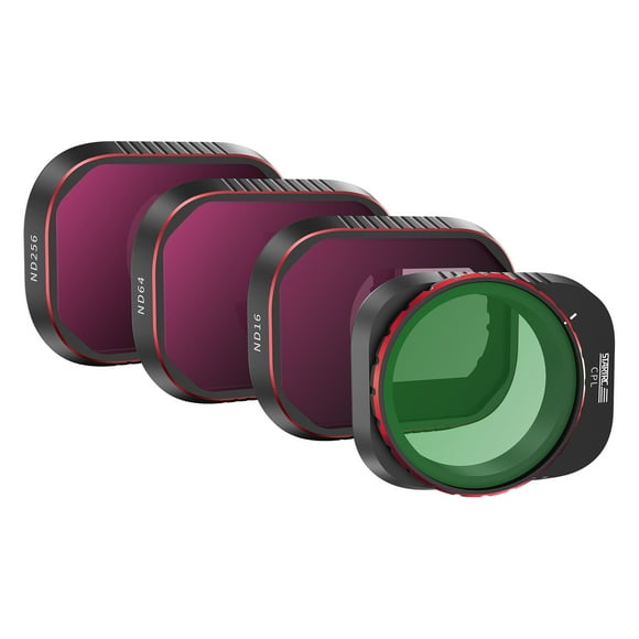 Riwcyla 4,Pack Filter Set Lens Filter Kit CPL Filter + ND16/ND64/256 Filters Aluminum Frame AGC Optical Glass Waterproof Scratch,resistant Anti,reflective with Multi Layer Coatings Compatible with