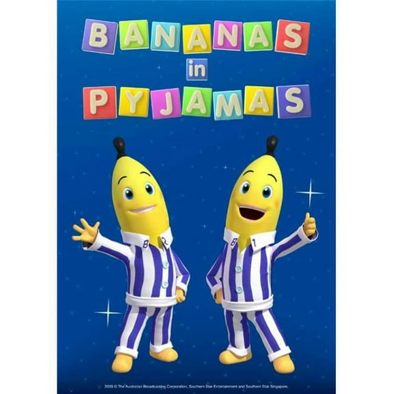 Pop Culture Graphics MOVEB21443 Bananas in Pyjamas The Movie Movie Poster, 11 x 17