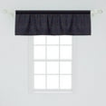 thumbnail image 2 of Ambesonne Dark Blue Window Valance, Vibrant Stars Flowers, 54" X 18", Multicolor, 2 of 3