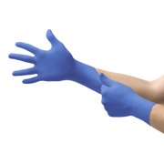 MICROFLEX Cobalt Disposable Nitrile Exam Glove Standard Cuff Length MEDIUM N192 100 per Box