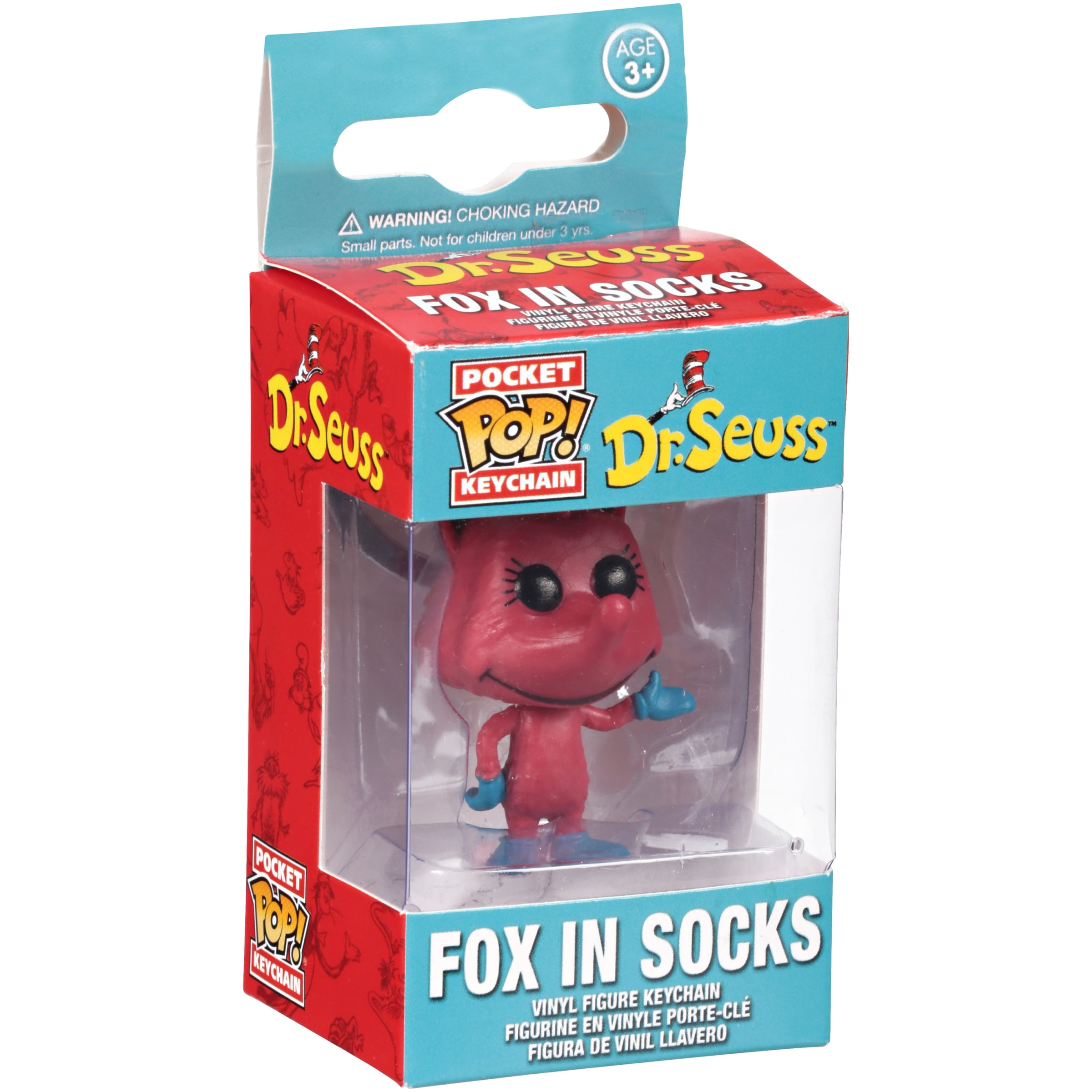 Dyrt undskyld brud Funko Pop! Keychain: Dr. Seuss - Fox In Socks - Walmart.com