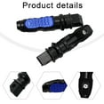 thumbnail image 2 of Bgsha 2Pcs Motorcycle Rear Passenger Foot Pegs General aluminum alloy Footrest, 2 of 9