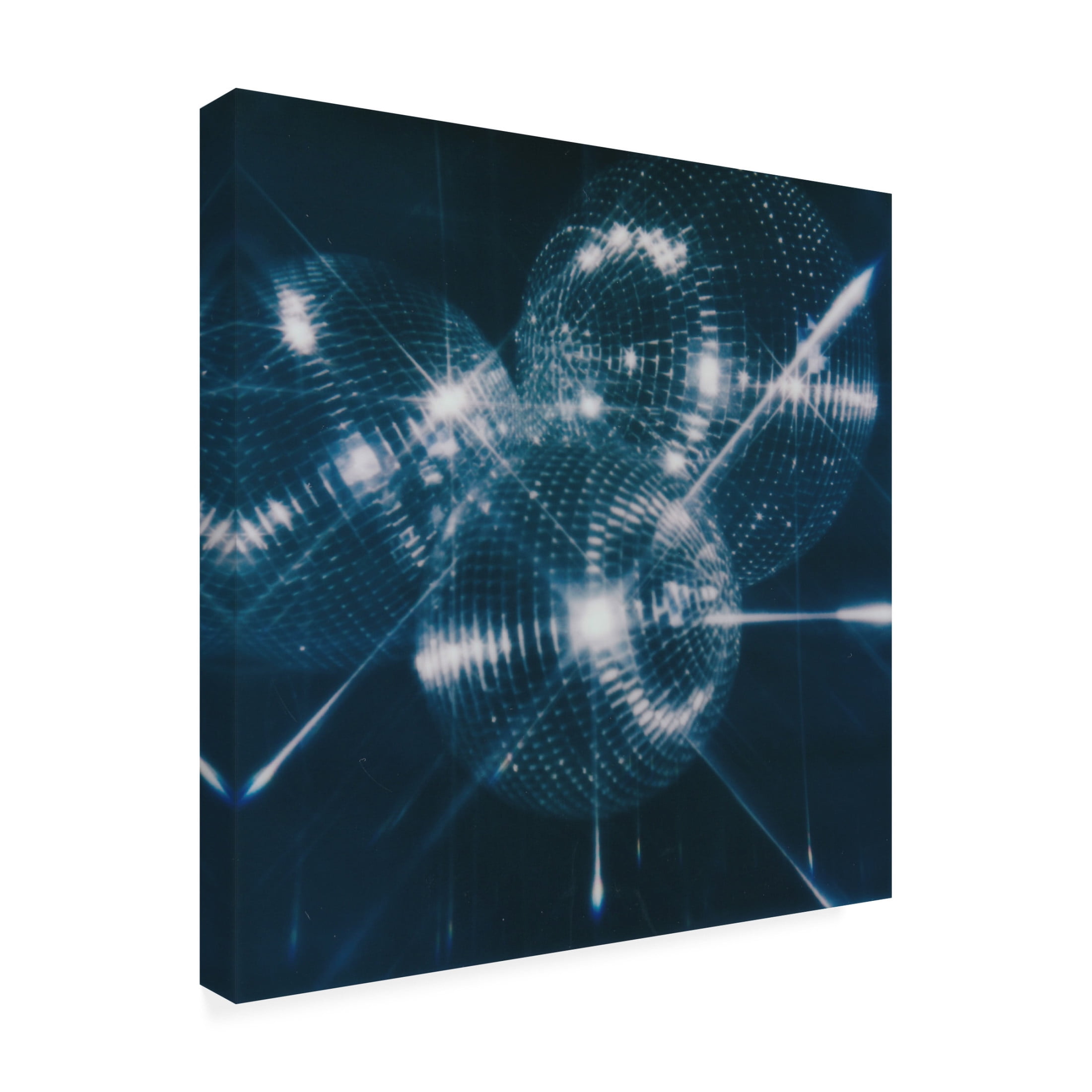 Canvas Wall Art - Samantha Hearn 'Disco Balls On Film' Wall Art for Living Room, Bedroom, or Office D?cor by Trademark Fine Art - 24 x 24 Inches
