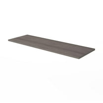 Bestar i3 Plus 59" Wooden Desk Bridge in Bark Gray