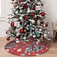 thumbnail image 5 of Yiaed Dragons2 Print Christmas Tree Skirt , Tree SkirtsTree Mat for Christmas Winter Holiday Indoor Decorations-48", 5 of 7