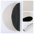 thumbnail image 2 of REGALWOVEN Placemats Set of 6 PU Placemats for Kitchen Dining Table Decor Heat Resistant Table Placemats Wipeable Table Mat Cream 15*15in, 2 of 7
