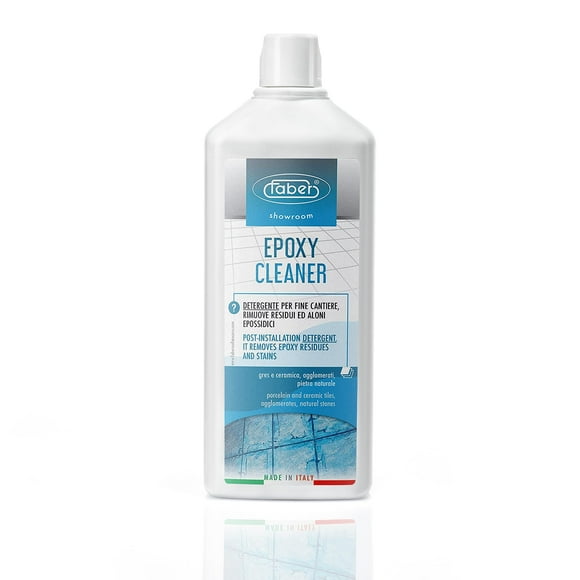 FABER Epoxy Remover – Epoxy Resin Haze Remover and Post Construction Cement Grout Cleaner to Renew Refresh & Restore Natural Shine of Porcelain Ceramic Tile Floor - Heavy Duty Alkaline Compound