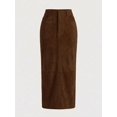 thumbnail image 3 of Women's Skirt, Cinched Waist Bodycon Midi Skirt, Fitted Slim Bottoms for Office and Commute, 3 of 7