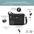 thumbnail image 3 of Travelon Women's Zippered Crossbody Bag, Black, 3 of 5