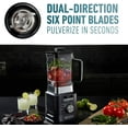 thumbnail image 3 of Calphalon Auto-Speed 2-Liter Blender with Blend-N-Go Smoothie Cup, Dark Stainless Steel, 3 of 10