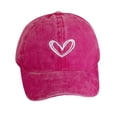 thumbnail image 5 of yuksok Peaked Hat Birthday Presents Four Seasons Daily Use Painter Hat Baseball Cap Rose Red A, 5 of 9