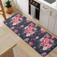 thumbnail image 5 of Pioneer Flower Floral Print Pattern Kitchen Rug Mat,Kitchen Runner Rugs Non Skid Washable,Decorative Kitchen Floor Mats for Kitchen,Sink,Laundry,17"x47.2", 5 of 7