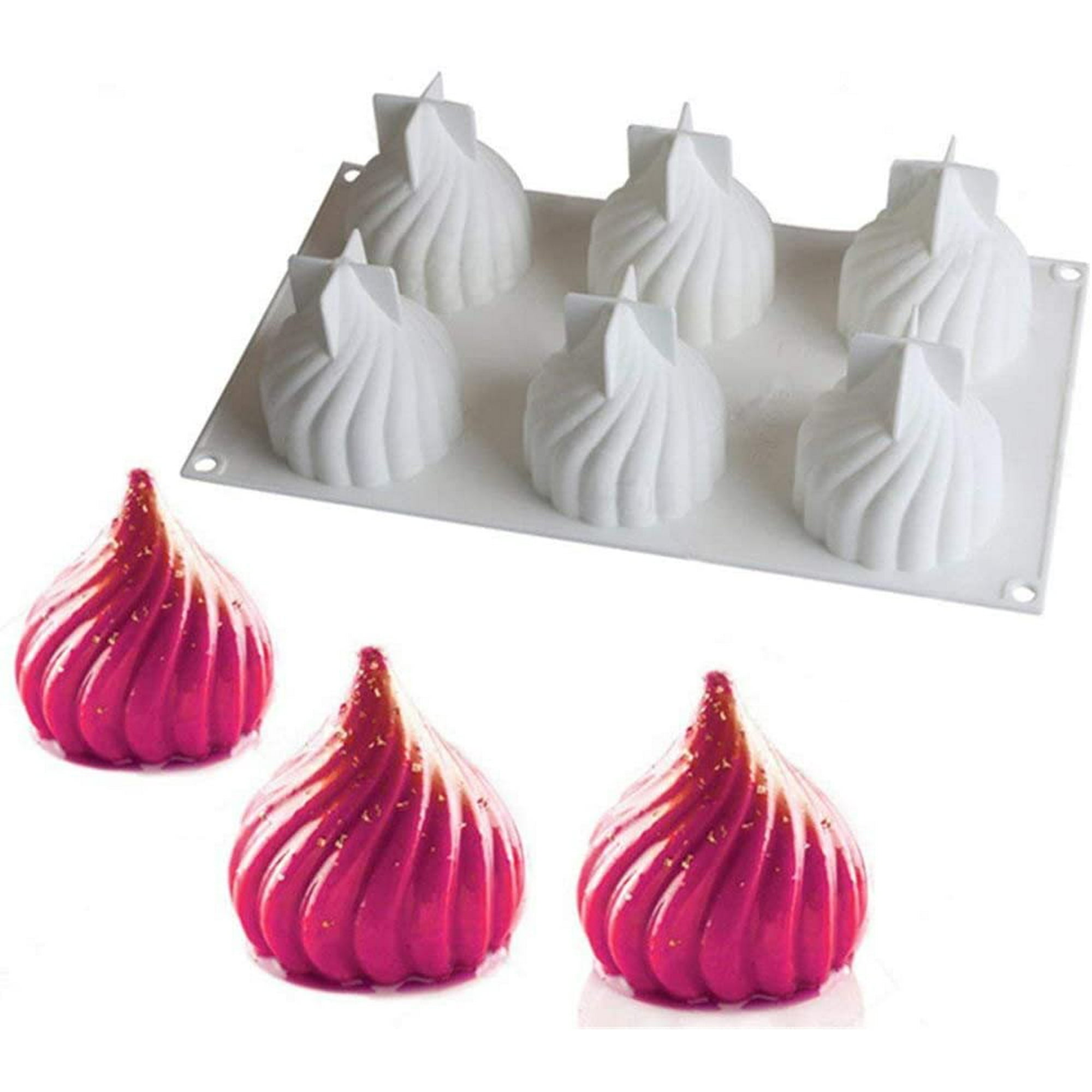 Rongmo Silicone Mold Mousse Cake Mold Baking Mold Silicone Mold Silicone Chocolate Baking Molds For Cake Decorating Mousse Mold Desserts Mold