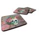 thumbnail image 1 of ""Caroline'S Treasures Juego De 4 Posavasos De Espuma Con Diseño De Calavera Y Flores Del Día De Los Muertos, 3,5 Multicolor"", 1 of 1