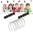 thumbnail image 3 of Transemion Plastic Party Martian Antenna Headband Ready To Party With Unique And Eye-catching Accessory Unisex rose Red, 3 of 6