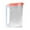 Red, variant on 0.6 Gallon Water Pitcher with Lid Spill Proof with Handle Wedding Beverage Server for Party Bar Easy-Pour Spout Drink Dispenser for Parties for Beverages, Oil, Vinegar, Kombucha, Beer, Water, Soda