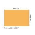 thumbnail image 2 of Uxcell Shrink Plastic Sheet, 20cm x 14.5cm x 0.3mm Sanded Shrink Films Paper for Craft Fluorescent Yellow 5 Pack, 2 of 5