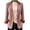 *Pink, variant on ClodeEU Women's Notched Lapel Open Front Corduroy Blazer with Pockets,Casual Loose Vintage Suit Jacket Army Green,Women's Plus L