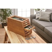 CASTLECREEK Collectors Cabinet Display Case Oak