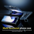 thumbnail image 6 of Dteck for Galaxy Z Fold 5 Case with S Pen Holder & Stylus, Built-in Kickstand and Screen Protector Support Wireless Charging Shockproof Slim Phone Cover for Samsung Galaxy Z Fold 5 5G,Darkblue, 6 of 12